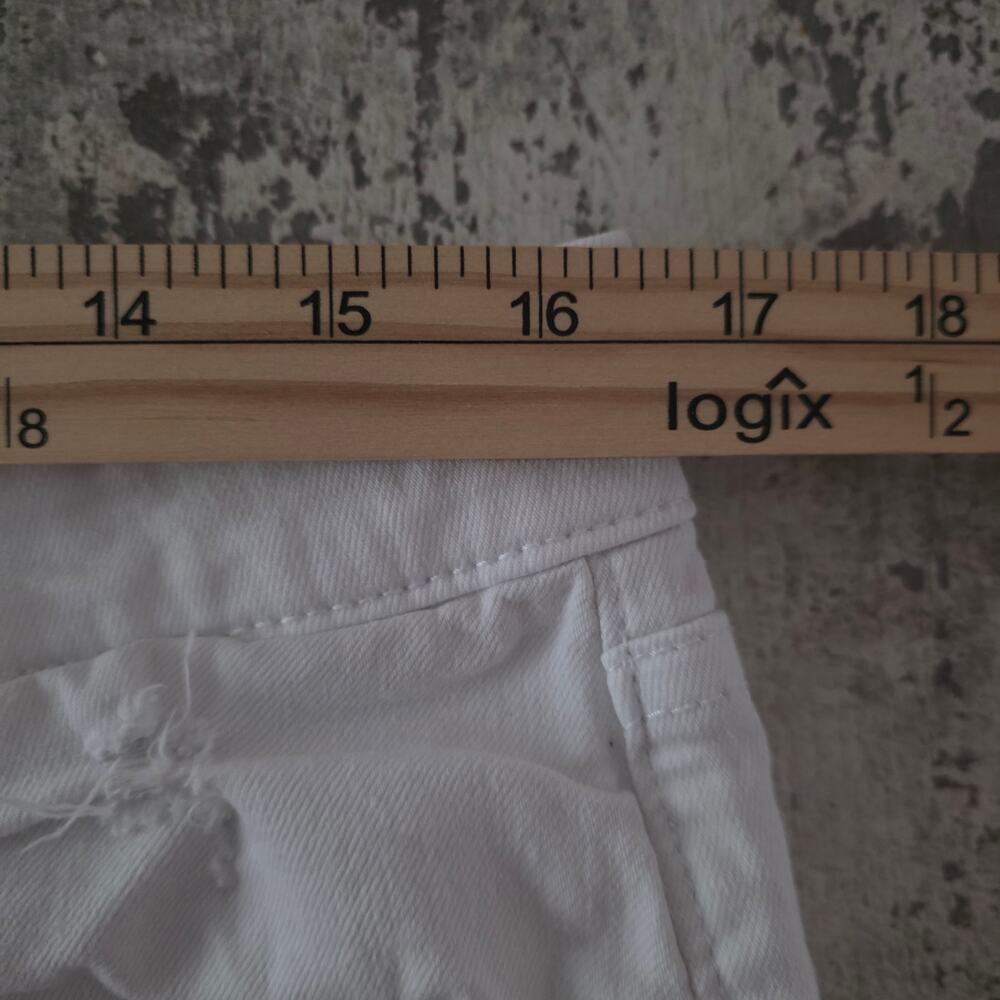 Kut From the Kloth "Jane" White High-rise Shorts Size 12 - Picture 8 of 9